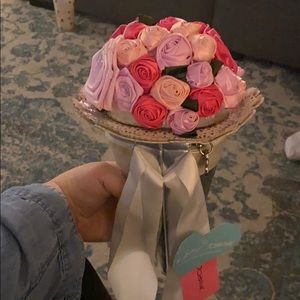 Betsy Johnson Floral bouquet wedding bag